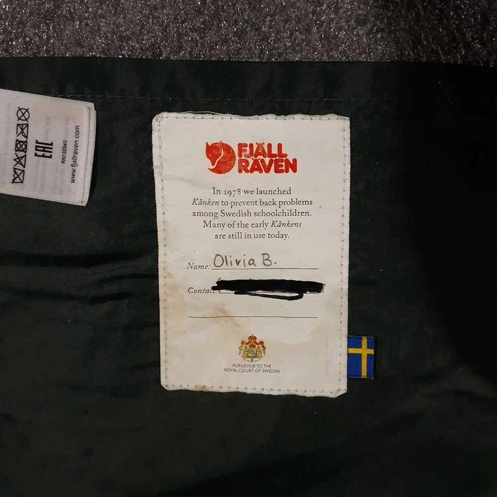 Fjallraven Kanken Backpack Soft Case Adjustable Straps Unisex Daypack 23510